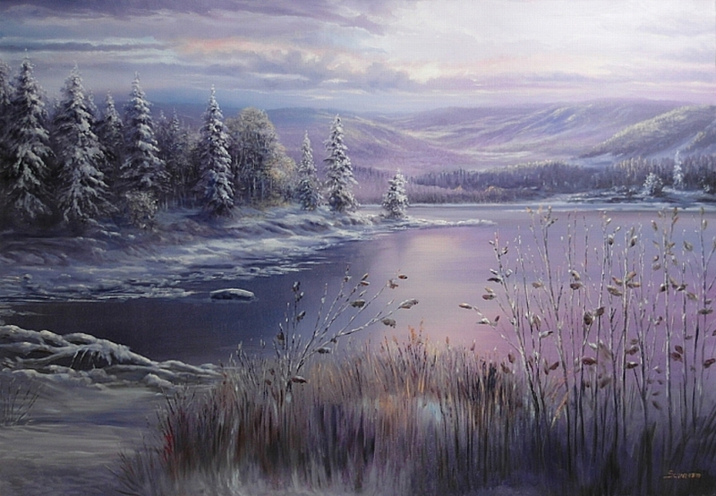 ANNELIESE SCHRAMM: Winterlandschaft